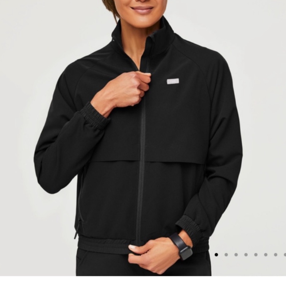 Figs Sydney scrub jacket black XXL